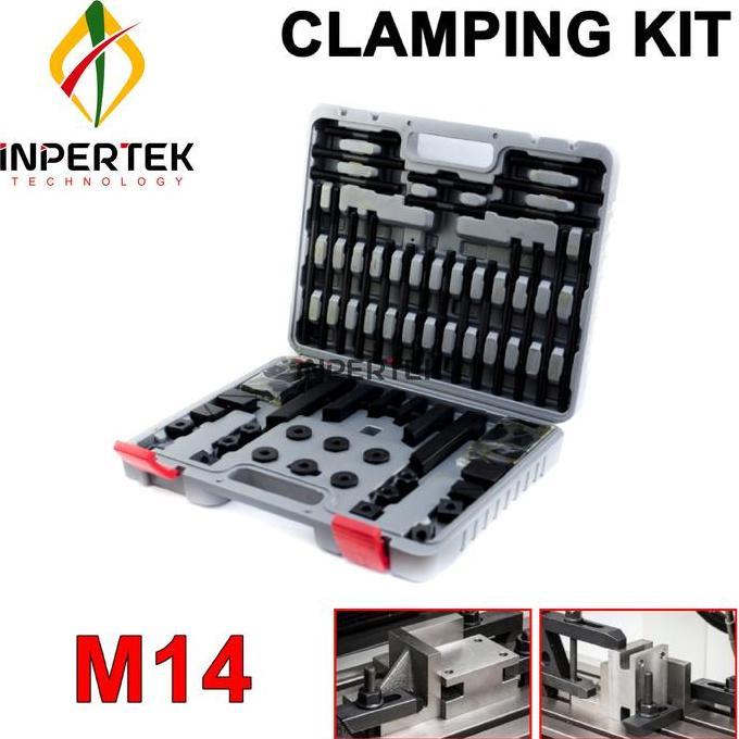 TJANMON Clamping Kit M14 Clamp Set M 14 Klem Penjepit Mesin Milling Clemping