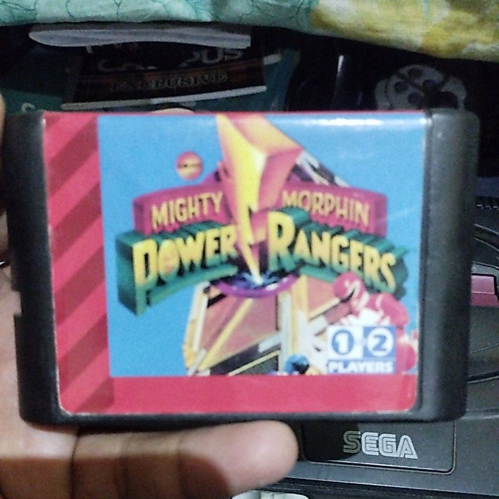 Kaset sega power ranger fighting