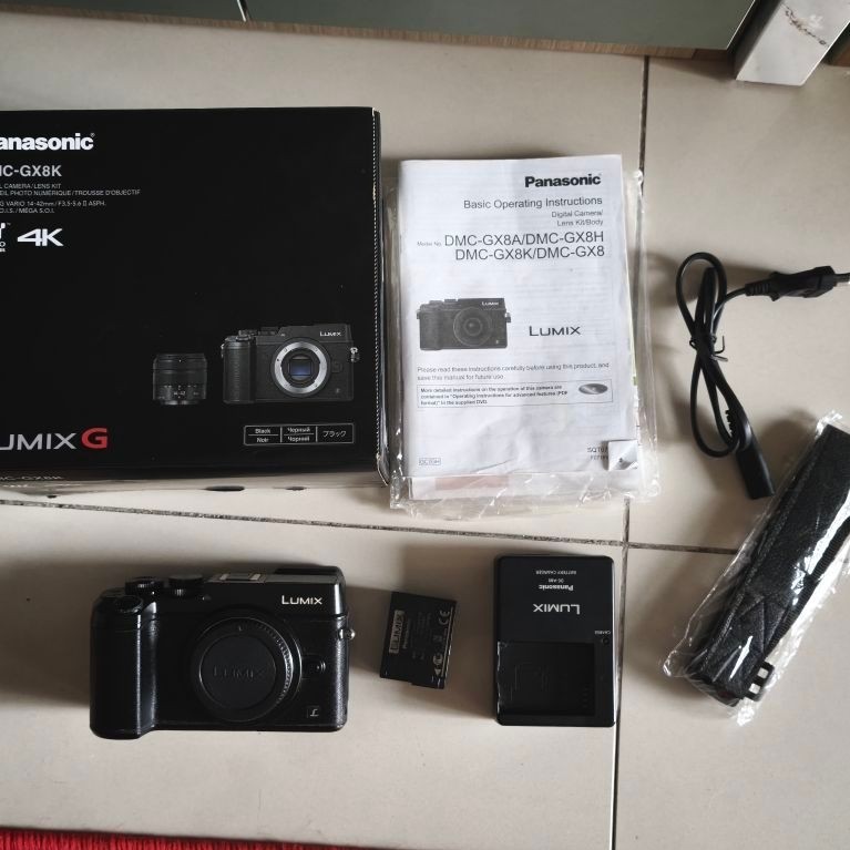 Panasonic Lumix GX8 Body Only Lengkap Box