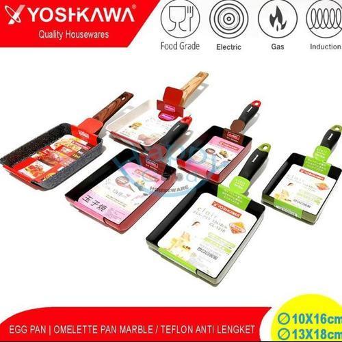 EGG PAN/OMELETTE PAN/MULTIFUNCTION SEGI TEFLON/MARBLE ANTI LENGKET