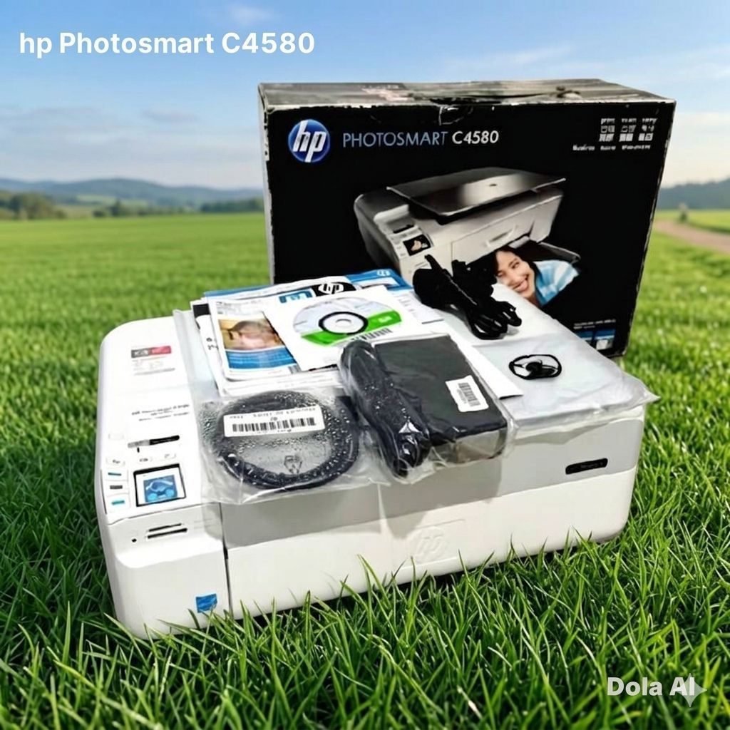 Printer HP Photosmart C4580 All In One Print Scan Copy Normal Siap Pakai