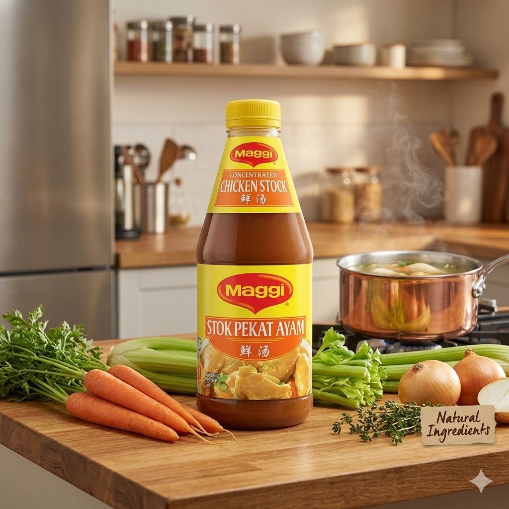 Maggie Chicken Stock 1.2liter/Maggi kaldu ayam