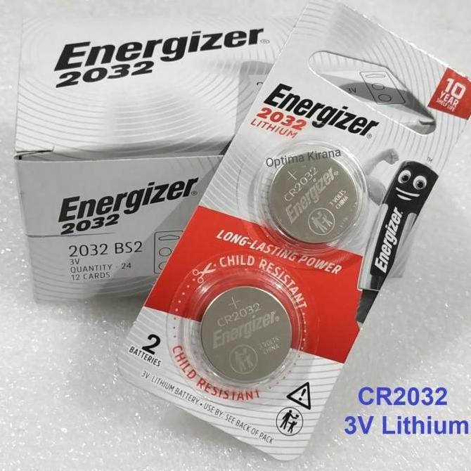 [] Baterai Energizer CR2032 / CR 2032 isi 2