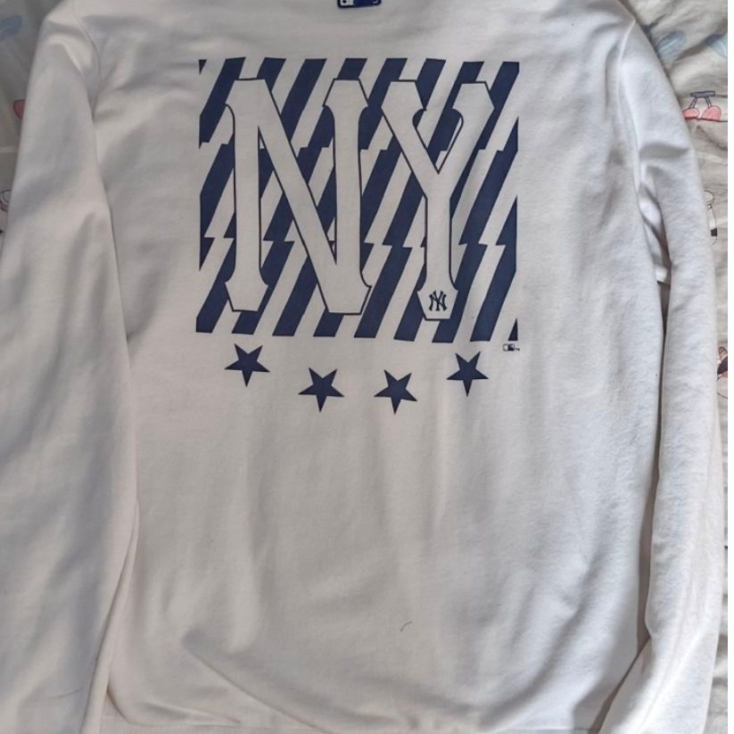 crewneck mlb big logo ny