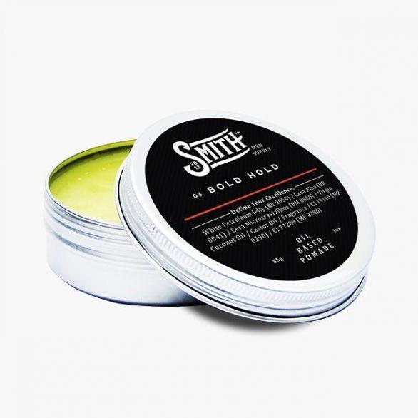 Grow- Pomade Smith Bold Hold Heavy Oilbased Free Sisir Sticker & Pouch