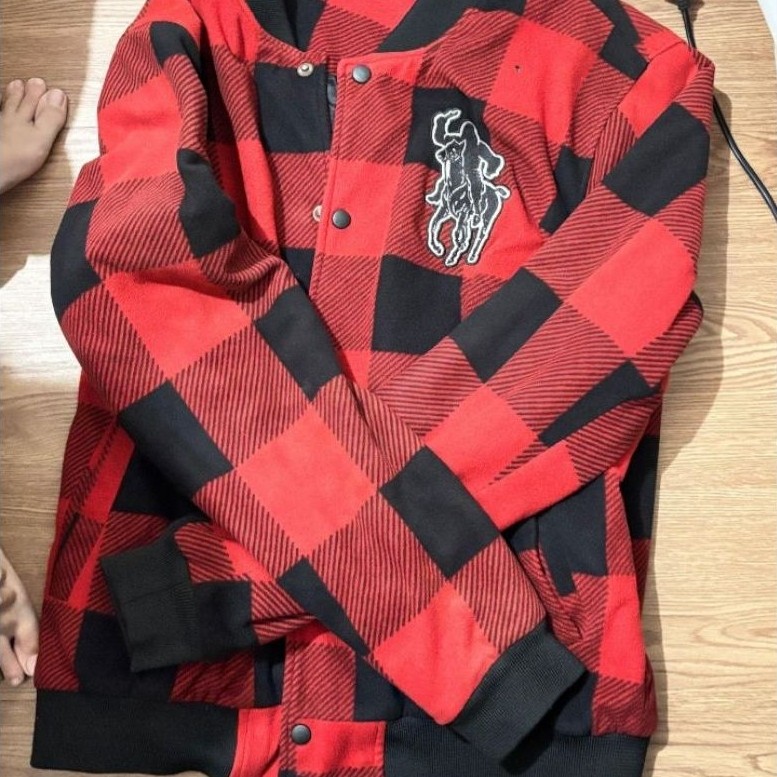 WTS/Preloved Jacket House of Smith Kotak merah Sz XXL