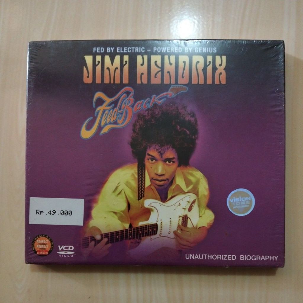 JIMI HENDRIX - FEEDBACK - VISION MUSIC - VCD - Segel Murah Original - C6