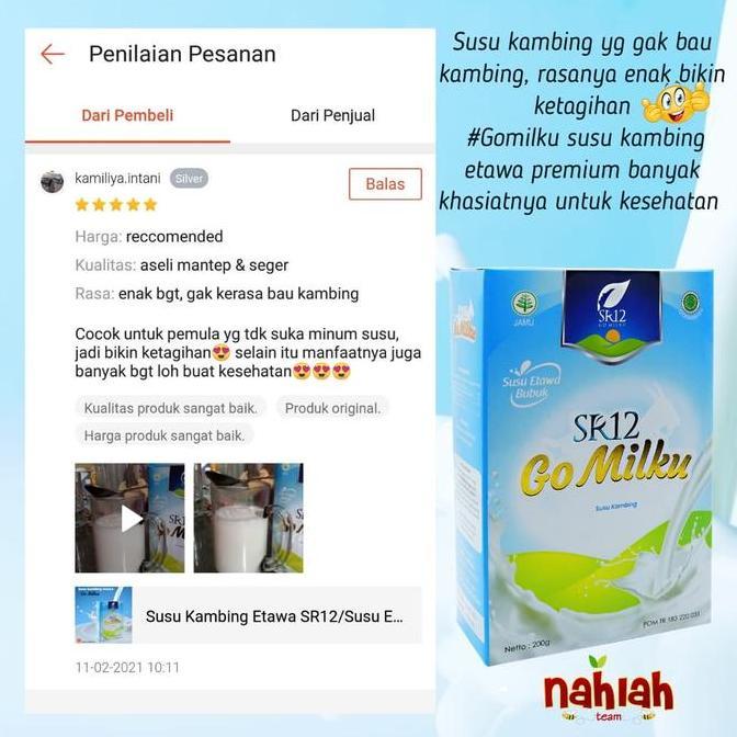 Milkcow- Go Milku Sr12 Susu Kambing Eta Halal Bpom