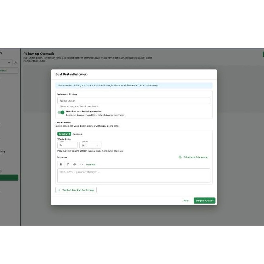 Source Code aplikasi Wa gateway plus AI Assistant