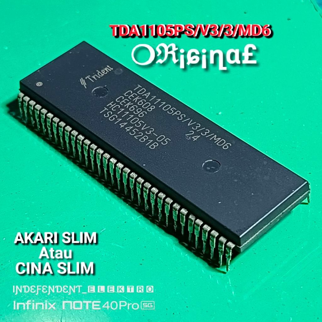 TDA11105PS/V3/3   ic TDA11105PS/V3/3/MD6  ic croma Tv akari slim tv ciba slim  original
