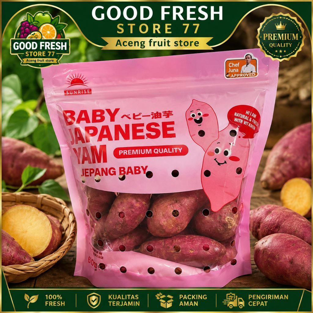 sunrise Baby japanese yam ubi jepang premium quality pack