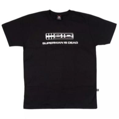 SID MERCH SUPERMAN IS DEAD KAOS | SID-SID BK T-SHIRT | DOMINION