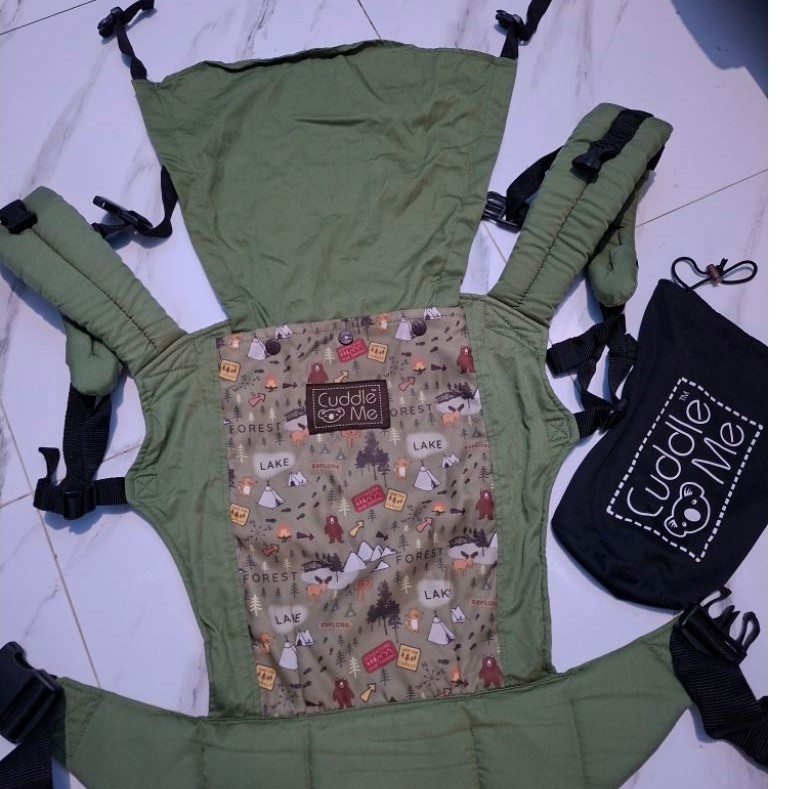 PRELOVED GENDONGAN CUDDLE ME LITE CARRIER MOTIF