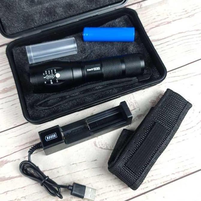 Senter LED Flashlight Cree ORIGINAL TAFFLED