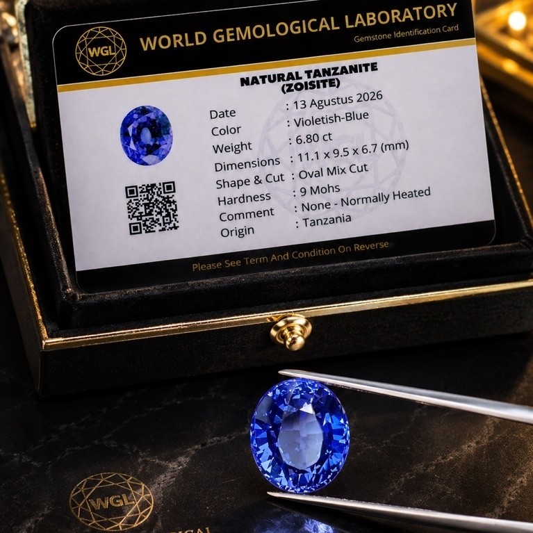 NATURAL BATU PERMATA TANZANITE ZIOSITE LOPE CLEAN