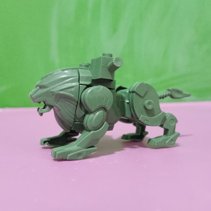 Figure Part Megazord POWER RANGERS WILD FORCE - GAO LION - Murah Retro Vintage Rare Koleksi Mainan A