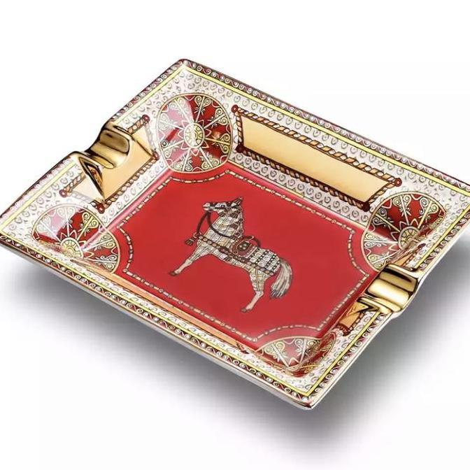Exclusive Ceramic Cigar Ashtray 2 (Asbak Cerutu)
