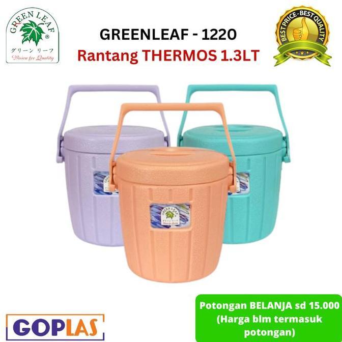 Termos / Tempat Es / Ice Bucket 1.3 Liter Merk Green Leaf 1220