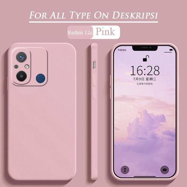 official softcase macaron polos xiaomi redmi 12c redmi note 12 pro 5g redmi 10 10a 10c redmi 9 9a 9c