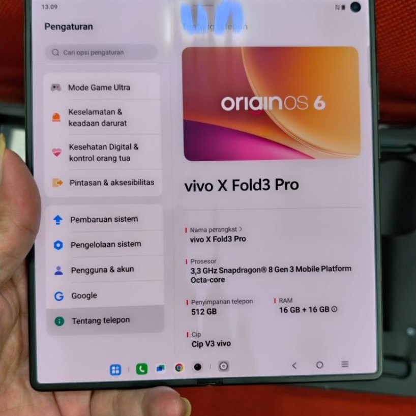 vivo x fold 3 pro 16/512 second