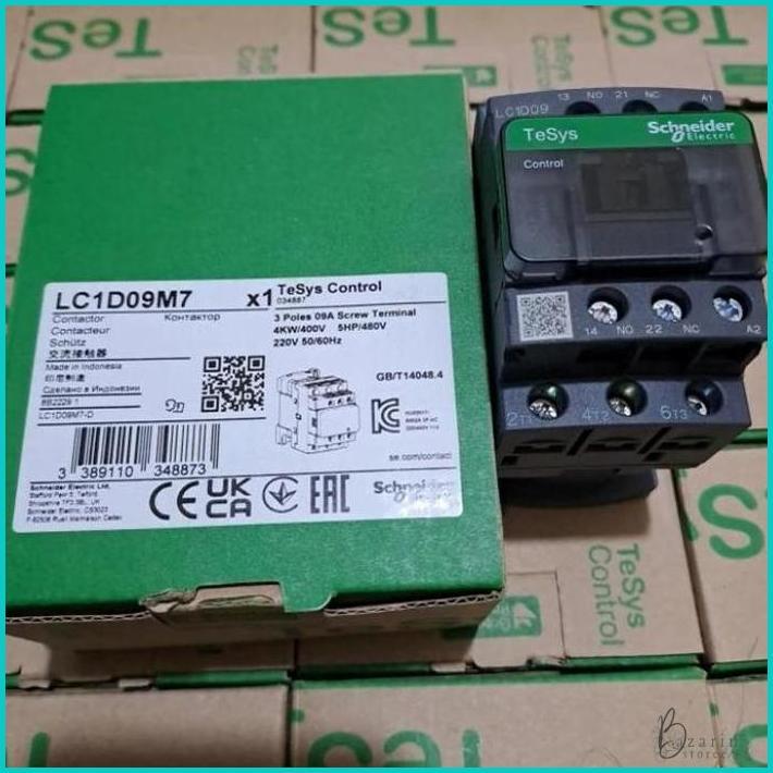 KONTAKTOR SCHNEIDER LC1D09M7 LC1D09B7 LC1D09E7 LC1D09F7 LC1D09Q7 LC1D09P7 ORIGINAL TERBARU