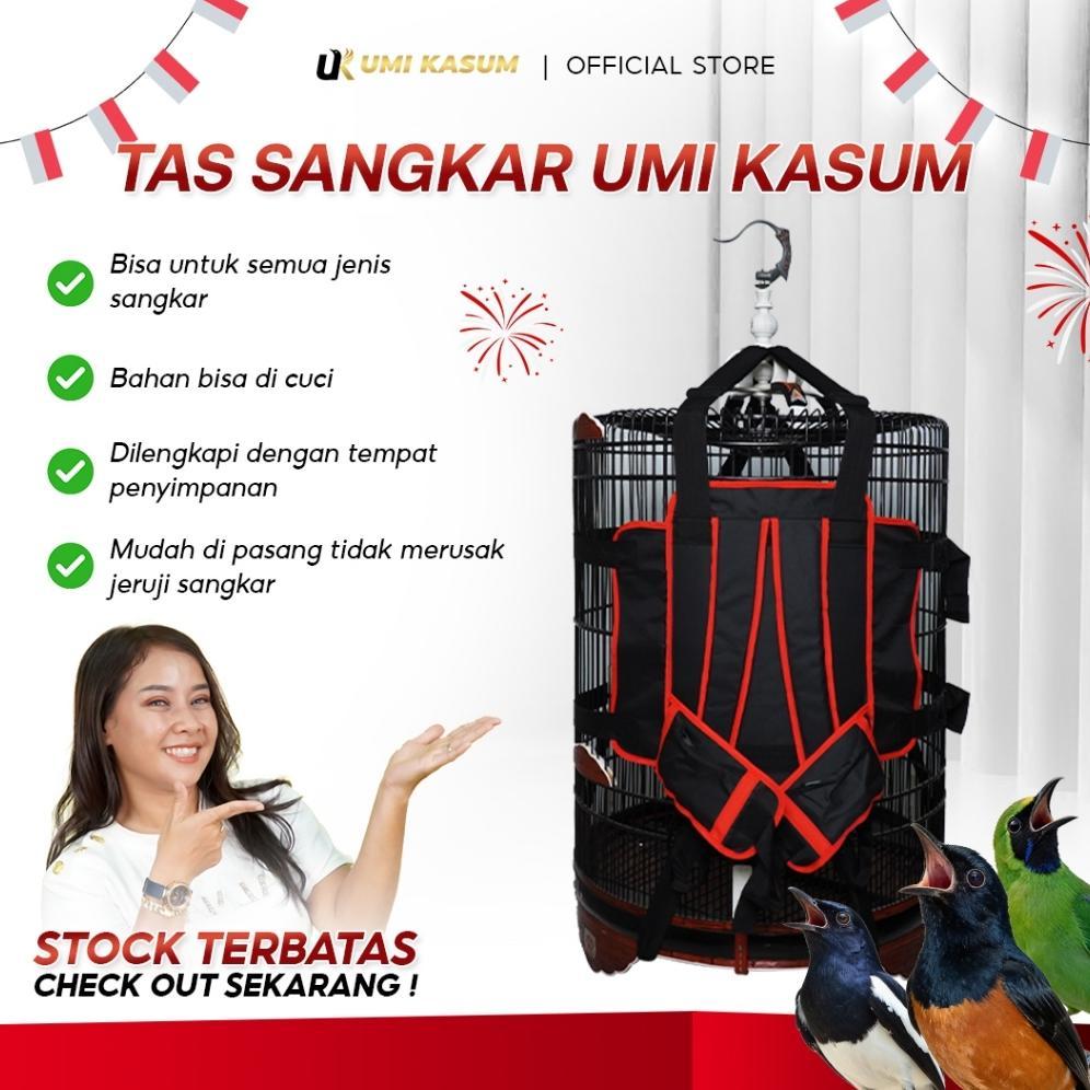 [AZF] Tas Sangkar Burung Umi Kasum Multifungsi Kandang Kotak dan Bulat | Tas Gendong Burung Murai Ka