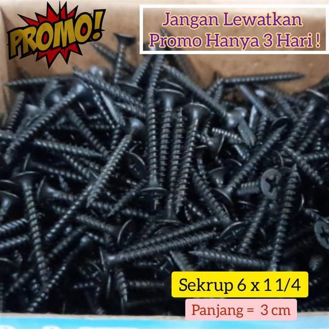 sekrup gypsum 1 1/4"/sekrup gypsum 3cm / sekrup gipsum 3cm