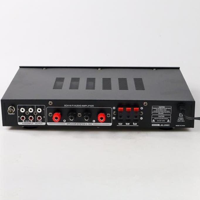 Sunbuck Audio Amplifier Bluetooth DAC Home Stereo 5 Channel - DAC Home Stereo Amplifier - AV-298BT d