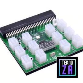 Mining Pci-E 12X6Pin Server Psu Breakout Board 12V - Autostart