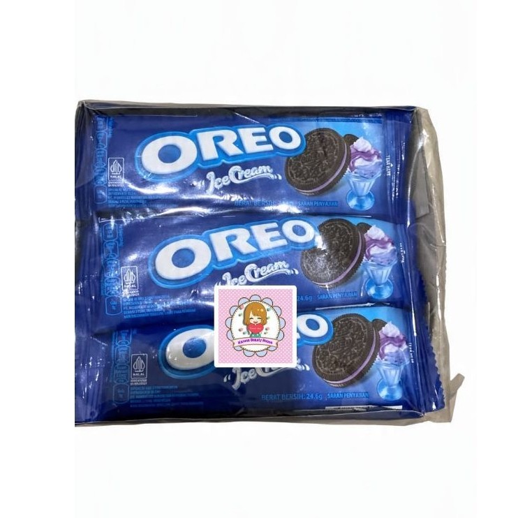Oreo Biskuit Ice Cream (1 Pack isi 12pcs)