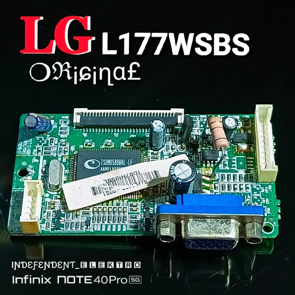 Mainboard monitor LG L177WSB L177WSB-PF   mesin monitor komputer Lg L177wsbs