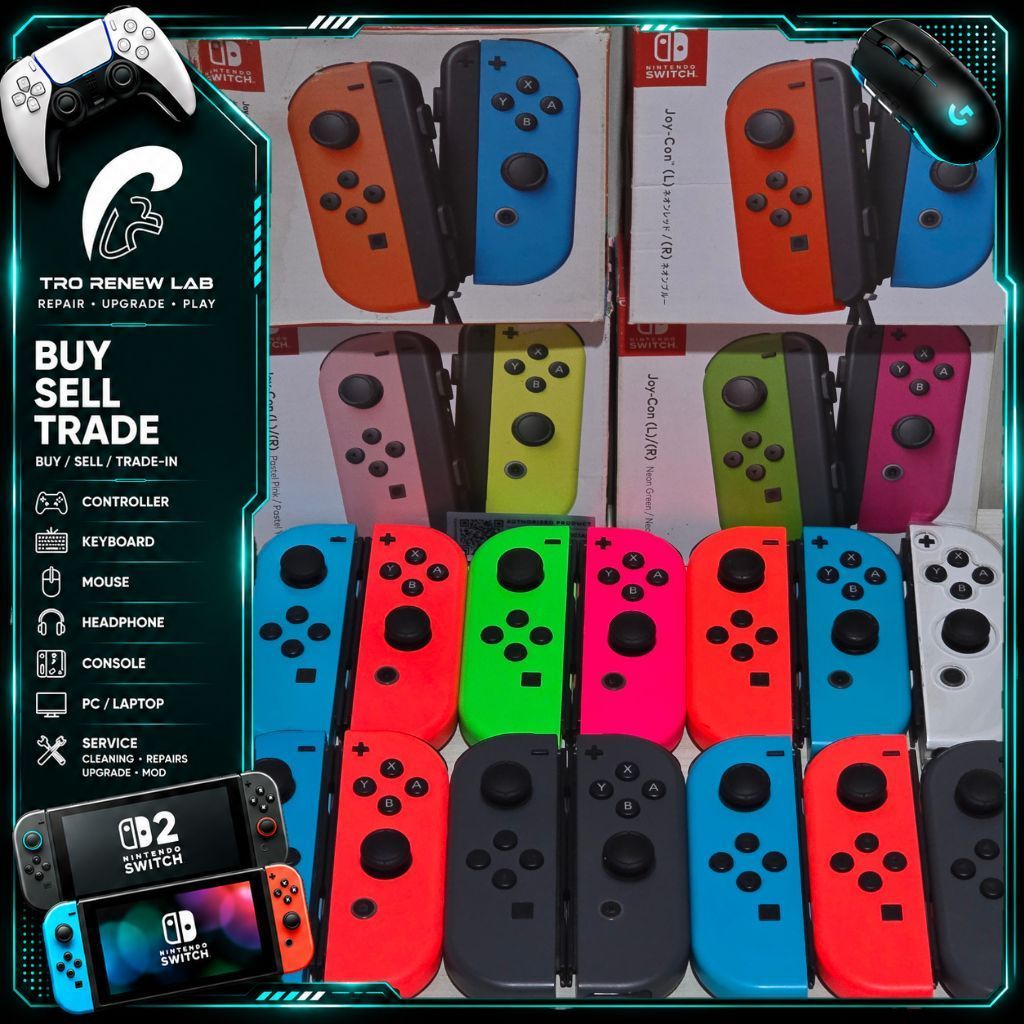 JOYCON NINTENDO SWITCH ORIGINAL SECOND V1 V2 OLED