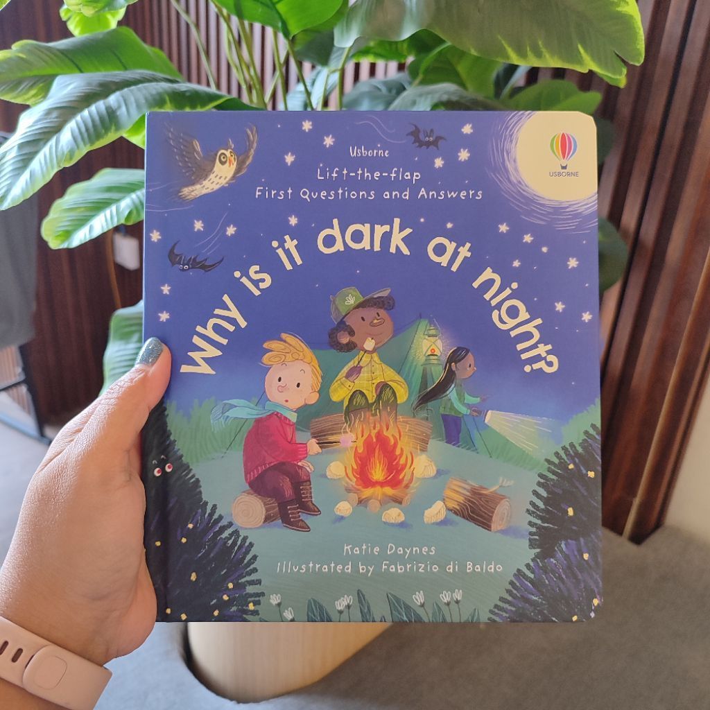 BIG BAD WOLF BOOKS • USBORNE LIFT-THE-FLAP FIRST QUESTIONS AND ANSWERS: WHY IS IT DARK AT NIGHT - BO