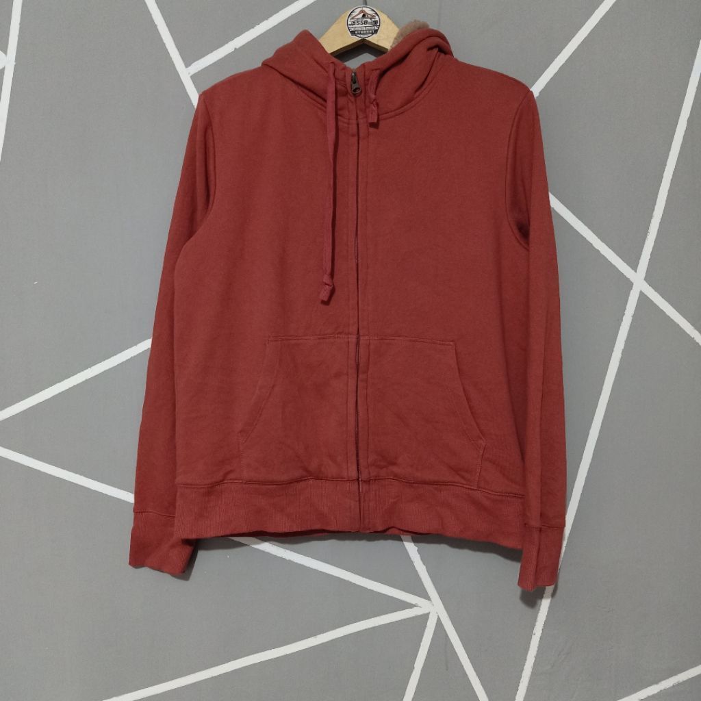 Zipper Hoodie UNIQLO Sherpa Original