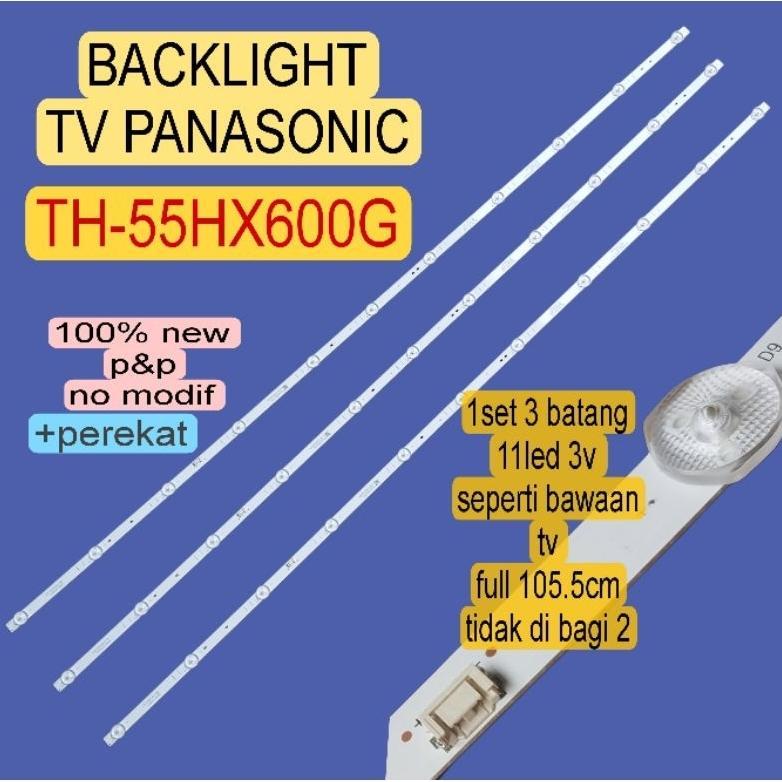 big sale lampu led bl backlight tv panasonic 55hx600g th-55hx600g