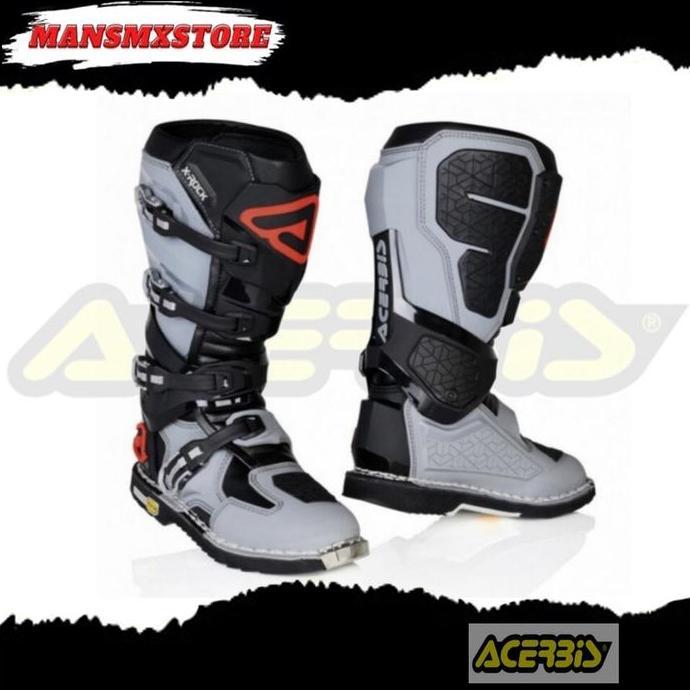 SEPATU CROSS ACERBIS X-ROCK BLACK GREY SEPATU CROSS ACERBIS