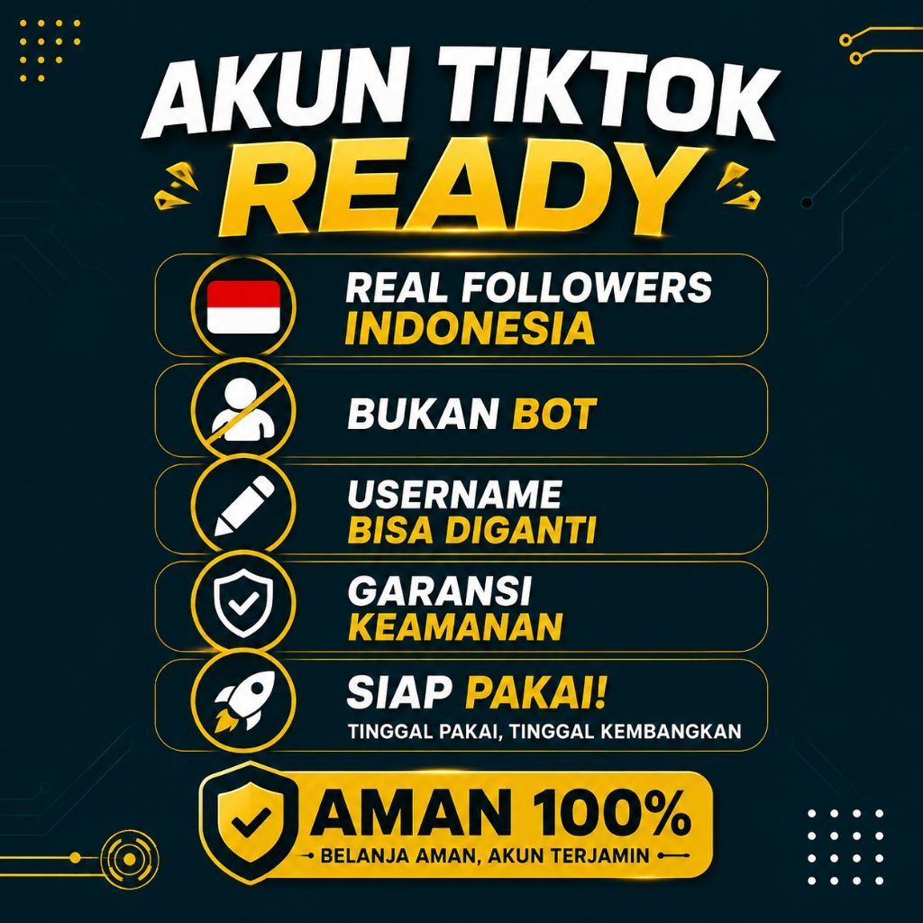 AKUN TIKTOK LIVE & AFFILIATE