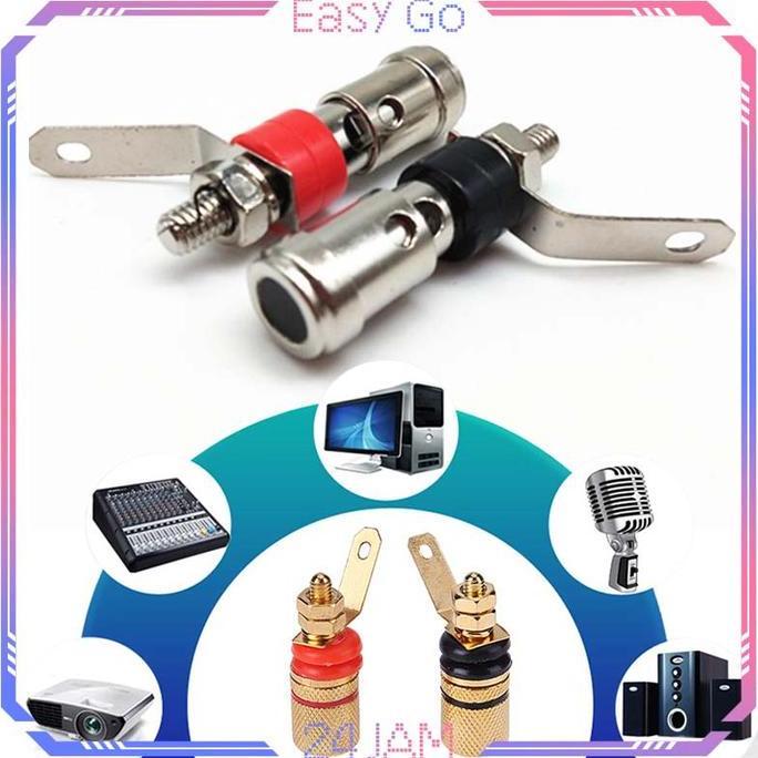 TSP 2pcs/Set Binding Post Terminal Speaker Model Jepit Terminal Binding Speaker Terminal Binding Pos