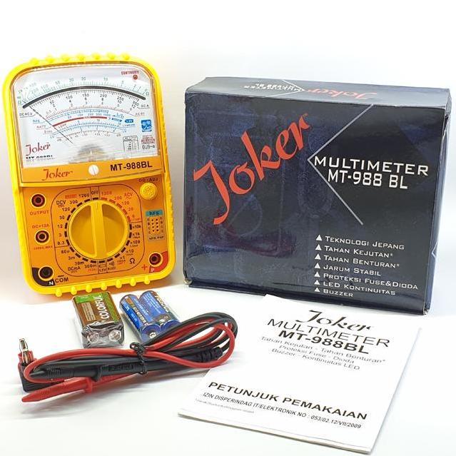 Joker - Multitester Multimeter Analog Mt-988 Bl Multi Tester Avometer