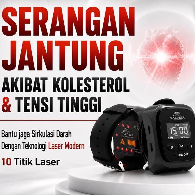 Aculaser Pico 10 Titik Laser Alat Terapi Bantu Stabilkan Hipertensi Kolesterol Tinggi