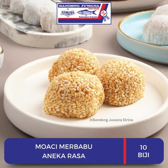 Merbabu Moaci Mochi isi 10 & 16 biji Berbagai varian Food Snack Camilan Manis Kenyal