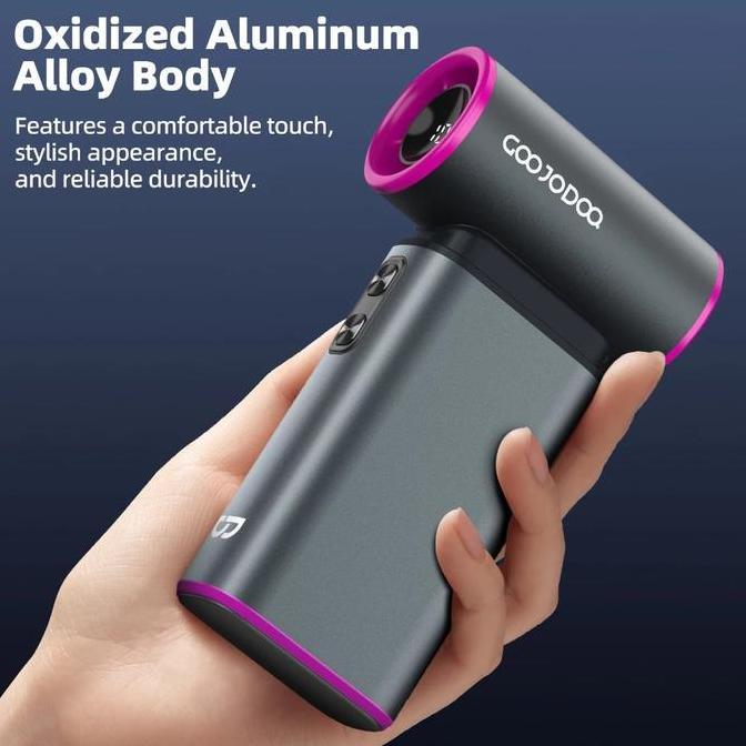 GOOJODOQ GFS009 3-in-1 Ultra High-Speed Premium Handheld Fan Up to 71000 RPM 6000 MAH LED Display Wi