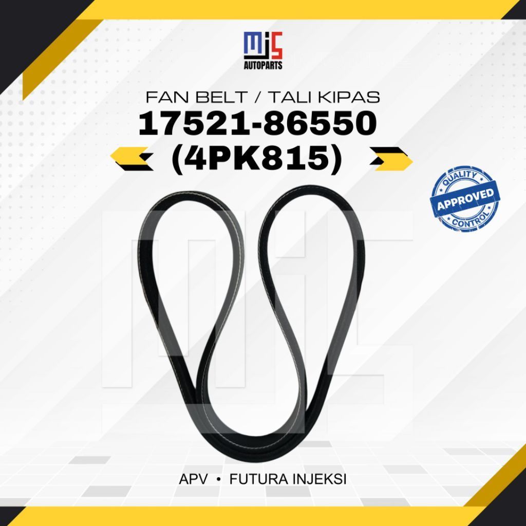 Fan Belt 4PK815 APV Futura Injeksi Tali Kipas 17521-86550