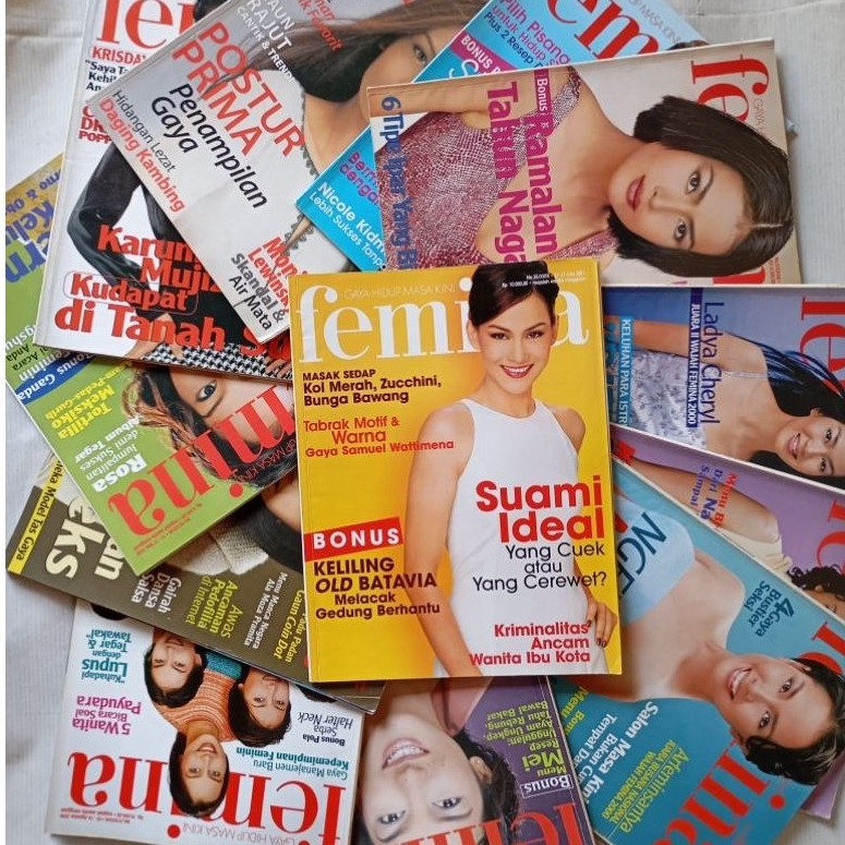 Majalah Femina Tahun 2000 dan 2001
