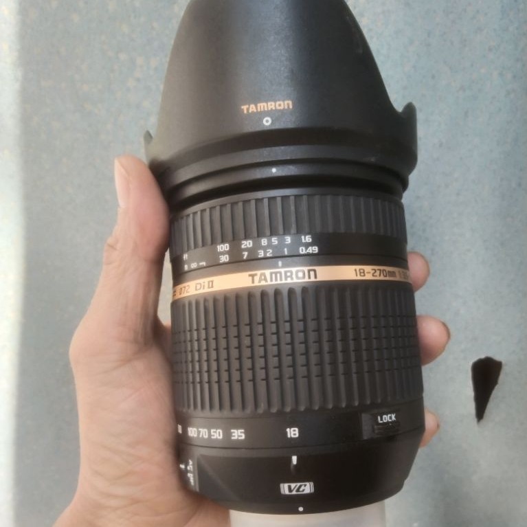 Lensa tamron 18 270mm VC PZD for nikon