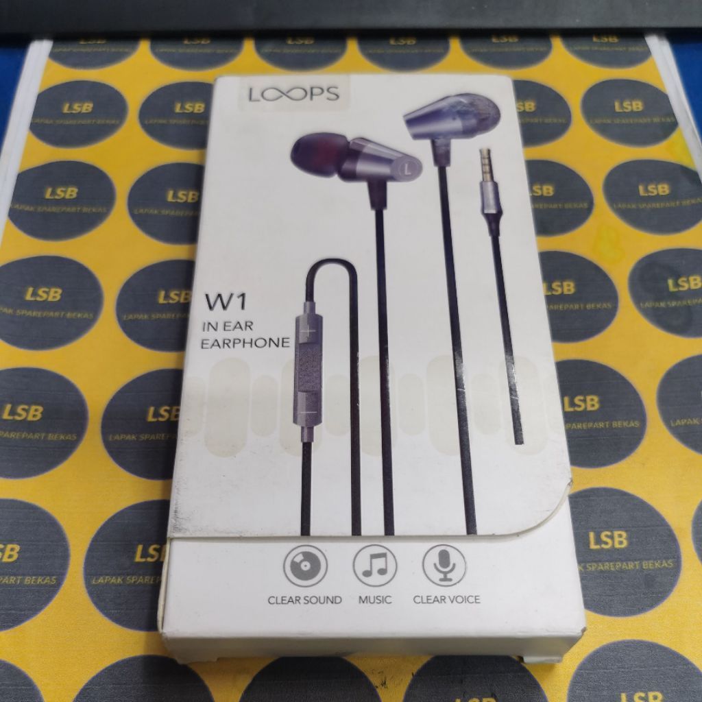 EARPHONE LOOPS W1 AUDIO JACK LOOPS ORIGINAL