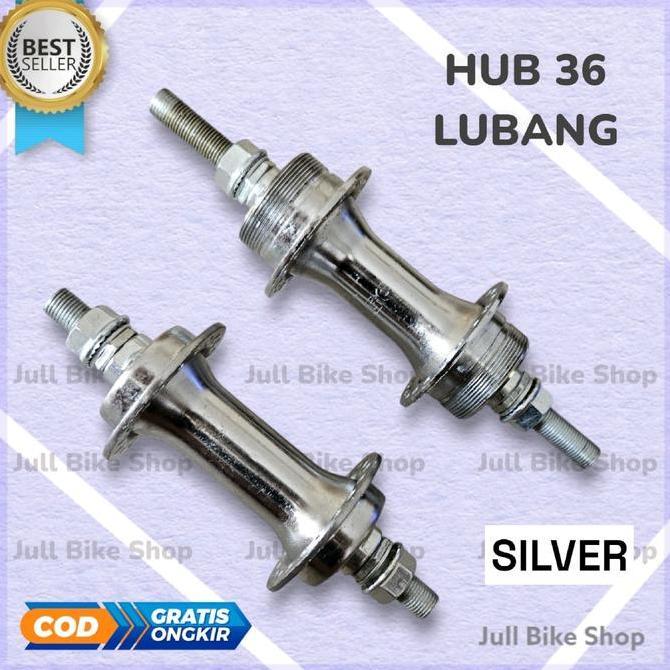 Promo Hub sepeda 36H lipat mtb hitam freehub bos double drat depan belakang bosch bosh 36 hole luban