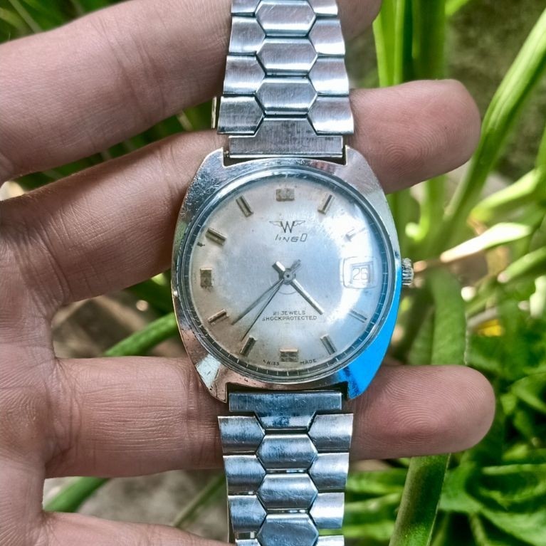 Jam Tangan Vintage Wingo Manual Winding
