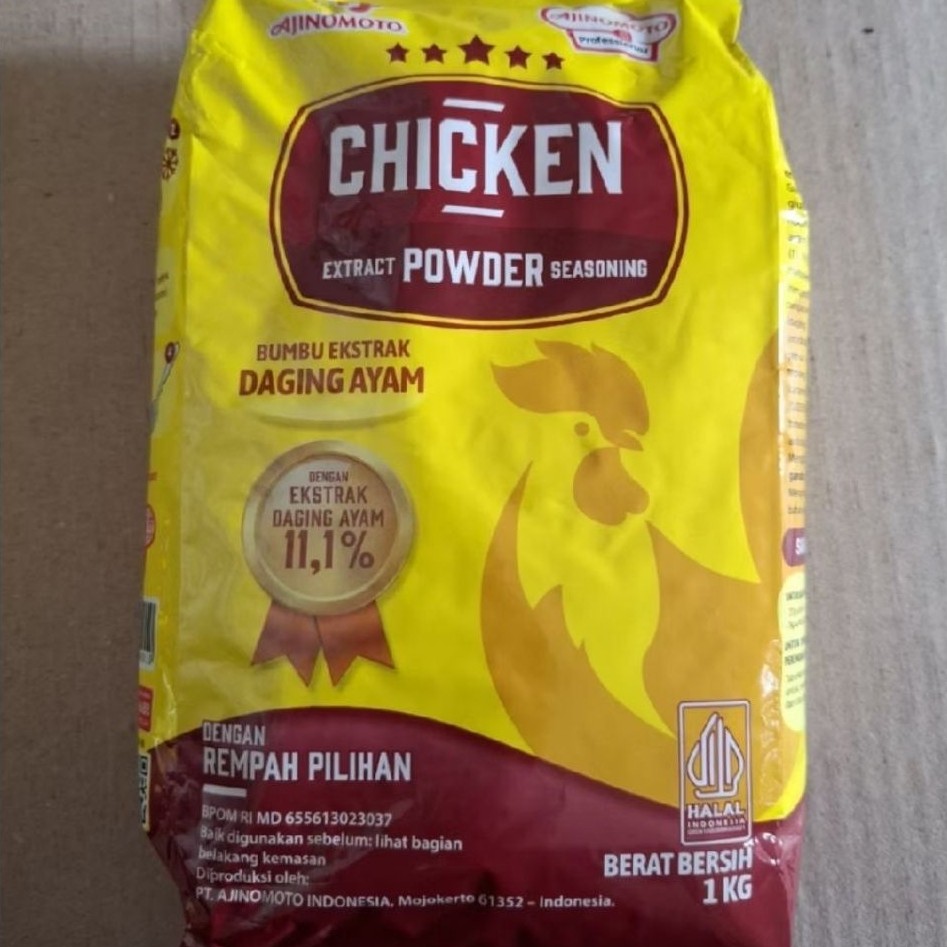 Ajinomoto Chicken Powder 1Kg / Chicken Extract Powder Seasoning 1 Kg Ajinomoto