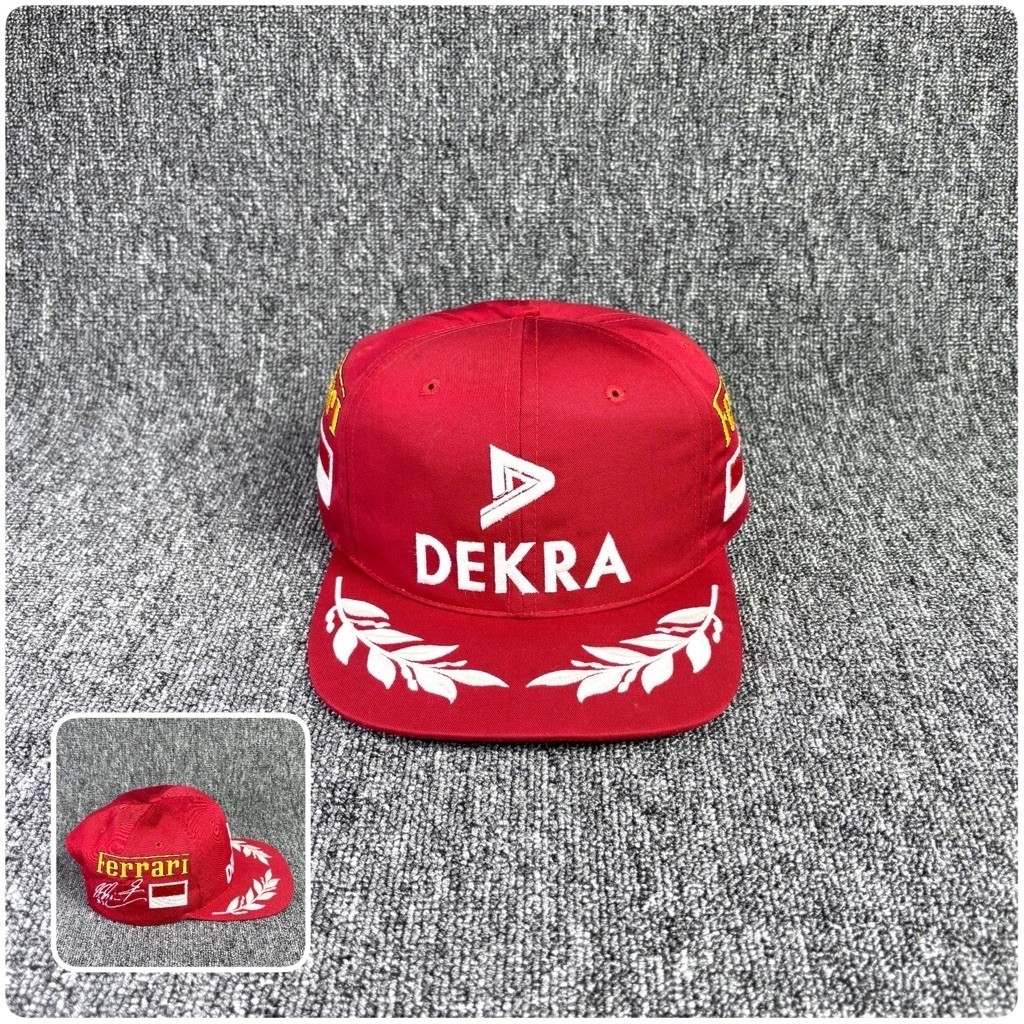 Topi Dekra Ferrari Michael Schumacher F1 Vintage Sample Original 663